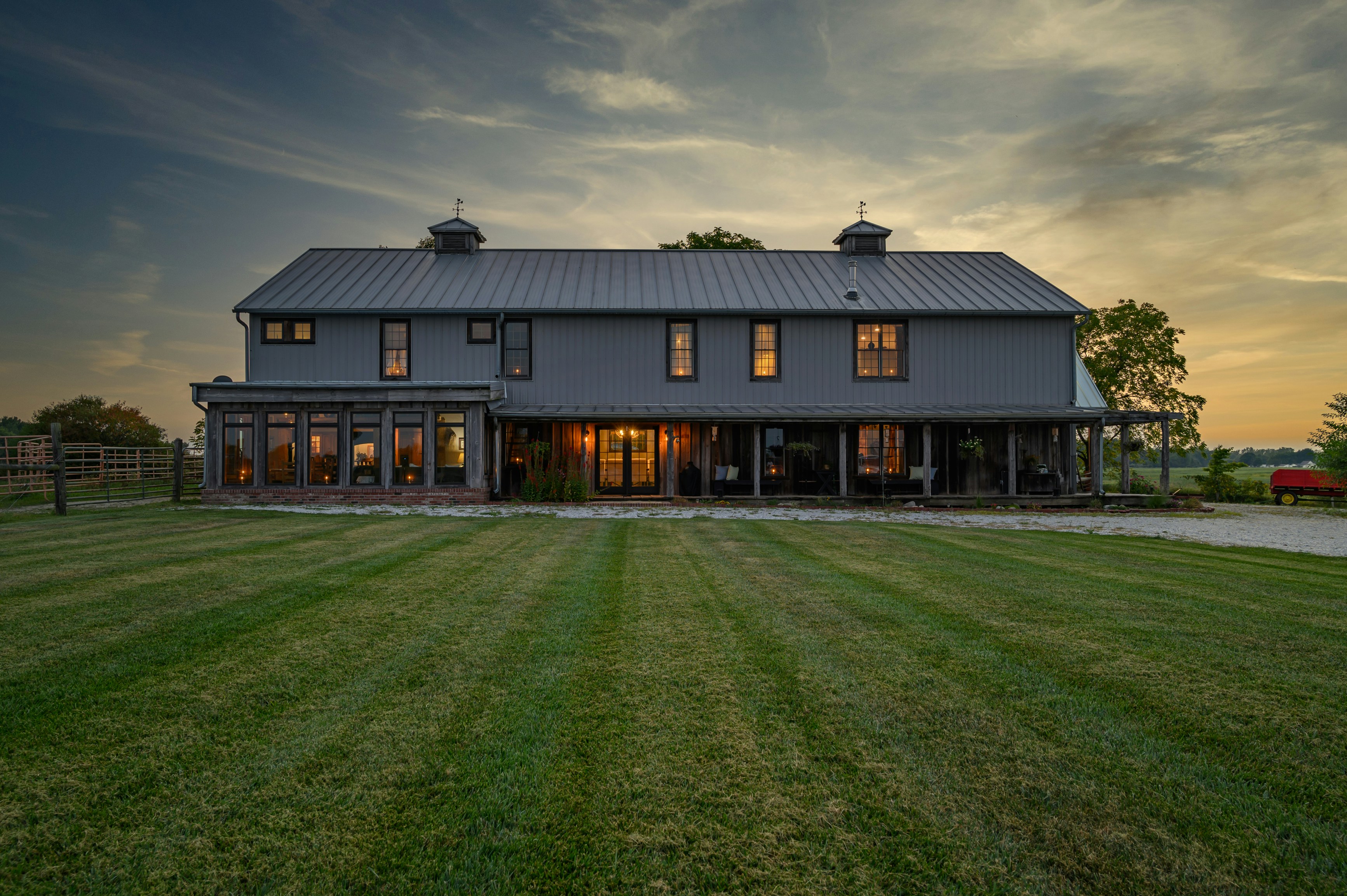 Southern Highlands estate at dusk